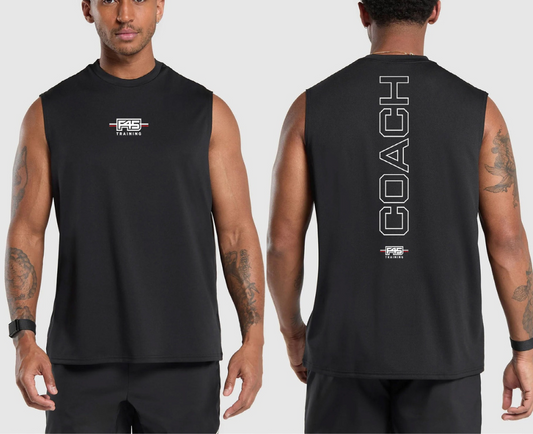 Unisex Black Coach Tank